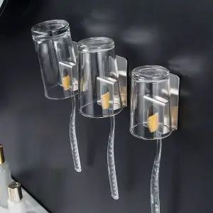 TC 스테인리스 칫솔걸이 화장실 무타공 꽂이 (WFJ96RN)