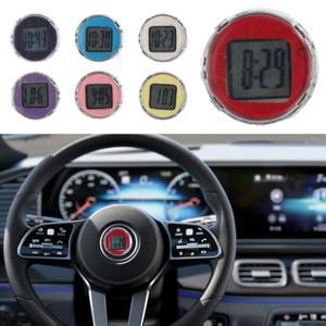 미니 방수 오토바이 자전거 스티커 디지털 시계 액세서리 자동차  디스플레이 Inter L1K0 1PC