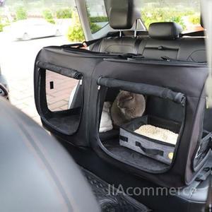 중형견 숨숨 케이지 펜스 고양이 반려동물 강아지 차량용 접이식