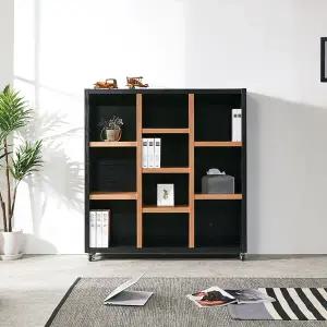 우아미가구 레올 와이드 3단 책장 1200