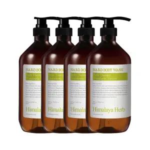 [부케가르니]히말라야 허브 나드 레몬민트향 바디워시 1000ml x4개