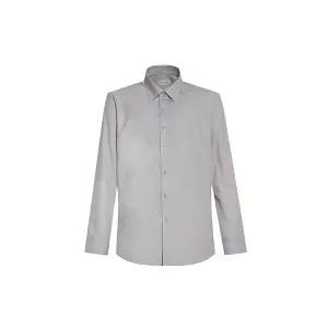 [하프클럽/BY파크랜드]베이지 멜란지 스냅단추 카라 기모 셔츠-AA3DL330