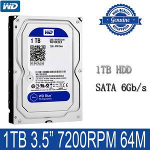 DS Y7 1TB PC용 SATA 하드 HDD 내장 드라이브 64M 데스크탑 SATA 디스크 7200PPM 파란색 HDD 6GB