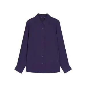 [프렐린]퍼플 베이직 블라우스.RBB233041