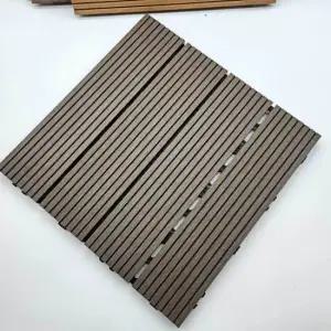 다크브라운 조립식 데크타일 우드st 조립식 바닥재 바닥재 데크타일 베란다데크타일