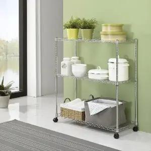 경량랙 3단 팬트리 모듈 시스템 벽 철제 앵글 선반 벽선반 수납선반 다용도선반 사다리선반