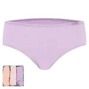 여성 편한 미디 삼각 순면 팬티 3매 세트