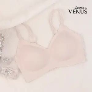 [자스민 비너스]컴포트핏 V2 심리스 브라(런닝형) BR0086_BE 노와이어 스포츠 여성속옷