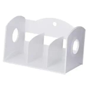 멀티 책꽂이 3단 화이트 335x208x213 1p 파일 교과서 파일꽂이 책상정리 서류정리함