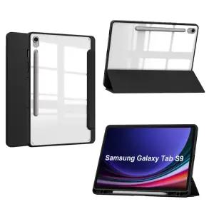 갤럭시탭S10 라이트 Lite 10.9 호환 아크릴 펜수납 북커버 케이스 S10FE S9FE S9 공용