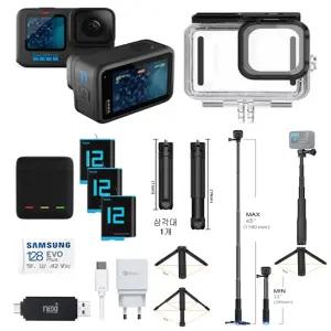 (추가금없음 이벤트) 고프로11대여+다이브셀카봉 삼각대 방수하우징 인천김포/부산김해공항 전국 사비캠 렌탈