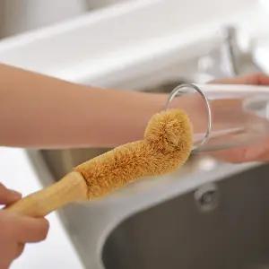 [1+1] 정직한솔 코코넛 도넛브러쉬 식물섬유 야자모 세척솔 (총 2P)