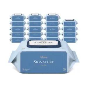 베베숲 시그니처 위드블루 물티슈 70매 캡 20팩