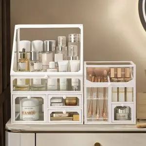 화이트 정리대 수납함 디자인 주방