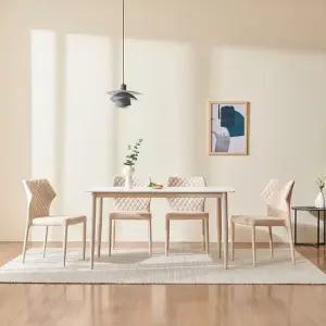 서광퍼니처 아르떼 4인용 포세린 세라믹 식탁 세트 의자4 pj