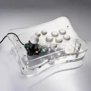 게임 패드 격투기 경기 아케이드 스틱 철권 조이스틱 그레이 블랙