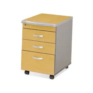 업무 서랍장 이동형 목재 사무 3단 이동서랍 HS