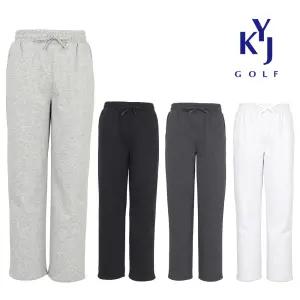 [김영주골프] 겨울 보아털 안감 트레이닝 스？？팬츠 남성 일자 밴딩 기모바지 DPWMSL20