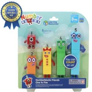 넘버블럭스 수막대 원투파이브 캐릭터 피규어 5살 완구 엄마표 수학 과외 남아 수세기