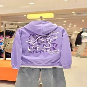 더블제이디 (남녀공용) 스트릿 그래피티 낙서 곰돌이 오버핏 후드티셔츠 JGZK30804(PU)