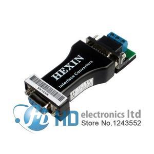 HEXIN 직렬 포트 데이터 인터페이스 어댑터 컨버터, RS232-RS485, 1.2km, 3 비트