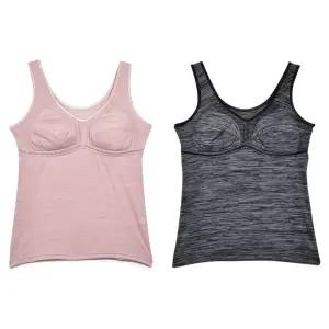 매끄러운 등라인 노와이어 브라런닝 러닝캐미솔 정장나시 사계절 엄마선물 여성