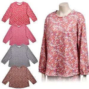 여성스러운 나염 뛰어난 보온성 여성 상의0122am