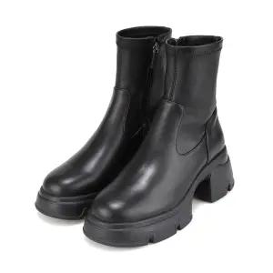 [25FW 신상] 바바라 양가죽 경량 몰드 여성 앵클부츠 6cm_BBI831