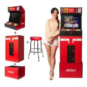 SNK 네오지오 MVSX_울트라 COMBO-IV 홈 아케이드 게임기 (본체 +DIY베이스 +라이져 +전용의자)