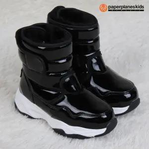 [페이퍼플레인키즈]키즈 방한 부츠 아동 패딩 방한화 여아 겨울 털신 남아 유아 주니어 스노우 털 신발 어