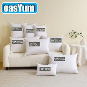 순면 거위털 소파 쿠션 침대 베개 호텔 메모리 지지력 방지 측면 수면자용