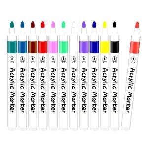 영아트 데코 드로잉 아크릴 마카펜 세트 12색 1개