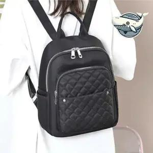 [콩심팥심]편리한 다용도 가벼운 검정 백팩 사계절 남성용서류가방 천가방