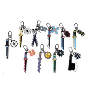 귀멸의칼날 미니 칼 검 미니어처 피규어 귀칼 키링 열쇠고리 모형 1개