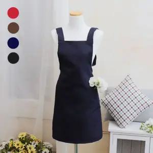 핸드메이드 H형 앞치마 업소 가게 손님 주방 홈 가정 주방 음식 카페 성인 생활방수 앞치마 핸드메이드