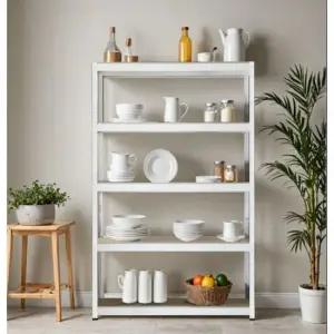 철제 무볼트 조립식 앵글 선반 창고 펜트리 다용도 랙 5단 다용도실선반 선반장 철재선반