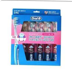 OralB 초소형헤드 초미세모 벨벳 잇몸케어 칫솔 5개입