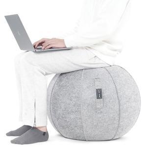 ANC POP 요가볼 운동 볼, 미끄럼 방지 안정 볼 체어, 25인치 헤비 듀티 대형 짐볼, 커버 포함 피트니스, 밸런스 및 코어 운동, 이지 클린