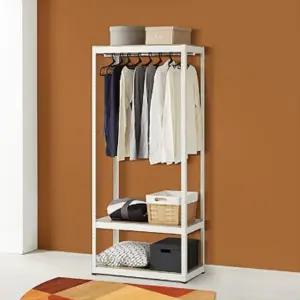 시스템행거 조립식옷장 3단 옷방 고정식 행거 (WD66F8D)