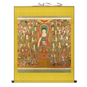 석가모니 탱화 부처님 롤액자 불교용 불교 용품 7호 지장보살 소품 180cx90cm