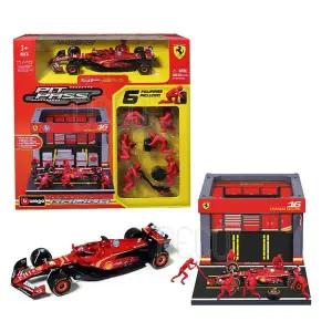 F1 레이싱 피트 정비소 페라리 SF24 샤를 르클레르 미니카