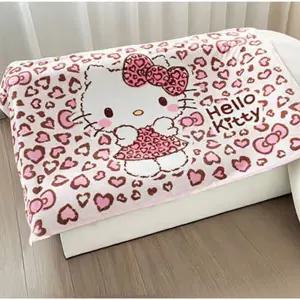 헬로키티 무릎담요 호피 100×160 3102
