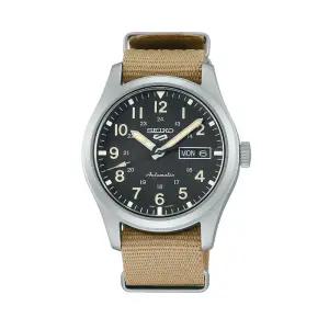 세이코 5 오토매틱 남성 카키 나토시계 SRPG35K1