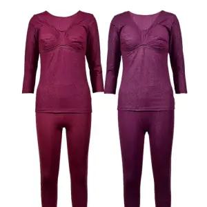 illo001  겨울 여자 기모브라내복 내의세트 장미모티프  buyus 굿딜 브이숍