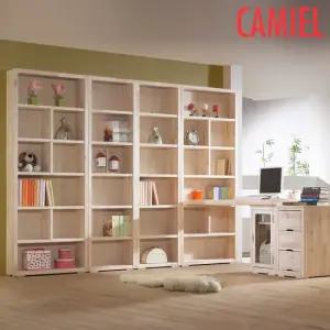 더솔 삼나무 30T 서재 책장+책상세트SI_AM0095