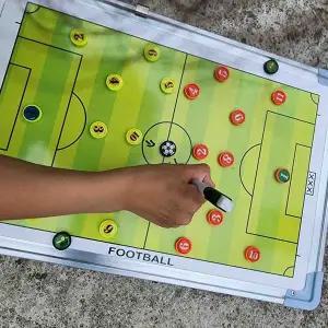 [콩심팥심]축구용품 알루미늄 휴대용 축구작전판 보드 자석