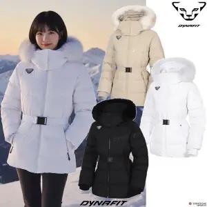 [다이나핏](센텀시티점)YWW24526[다이나핏]여성 블랙라이트 사파리 블루폭스퍼 벨티드 구스다운 자켓(기...