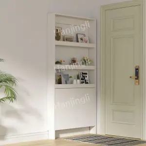 벽걸이 수납장 얇은 좁은 다용도 도어 폭좁은 틈새 서랍장 슬림 보관함 집 침대 문뒤 선반