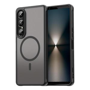 Xperia 1 VII 무광택 케이스에 적합 MagSafe 드롭 보호와 호환 가능 Sony 슬림 반투명 커버