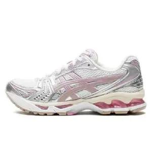 아식스 젤 카야노 14 화이트 펀 실버 핑크 1203A667-100